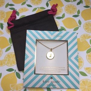 Kate Spade “J” ONE IN A MILLION Pendant necklace